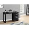Monarch Specialties Computer Desk, Home Office, Laptop, Left, Right Set-up, Storage Drawers, 48"L, Work, Laminate, Black I 7691 - alternate 7